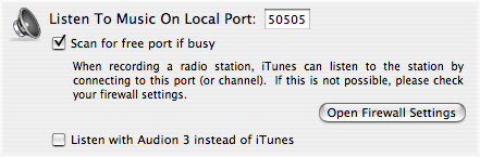 Listening to streams